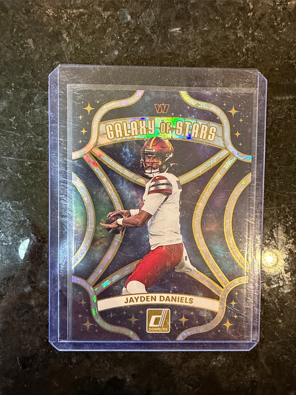 Panini Galaxy of Stars Jayden Daniels Trading Card - Red, White, Gold Foil